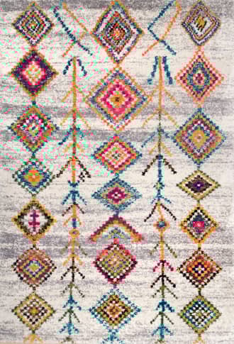 9' x 12' Aztec Diamonds Shag Rug primary image