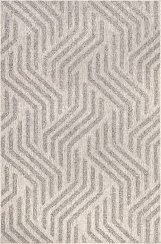 Livia Lined Zig Zag Indoor/Outdoor Rug primary image