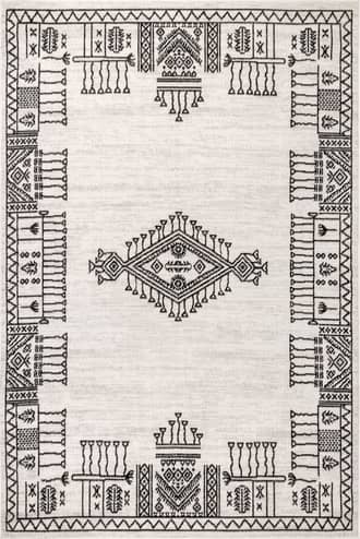 9' x 12' Bordered Graphic Rug primary image