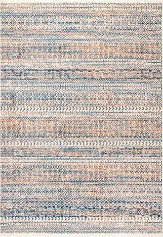 Nicole Striped Geometric Rug primary image