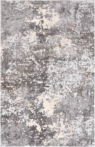 Grey 3' x 5' Mottled Abstract Rug swatch