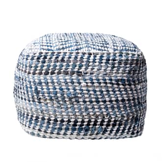 Handmade Denim Pouf primary image