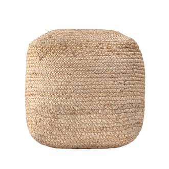 Jute Braided Pouf primary image