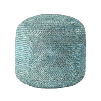 Braided Jute Cable Pouf primary image