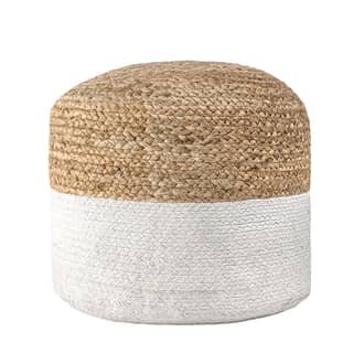 Janus Braided Jute Pouf primary image