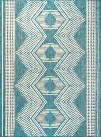 Iris Totem Indoor/Outdoor Flatweave Rug primary image