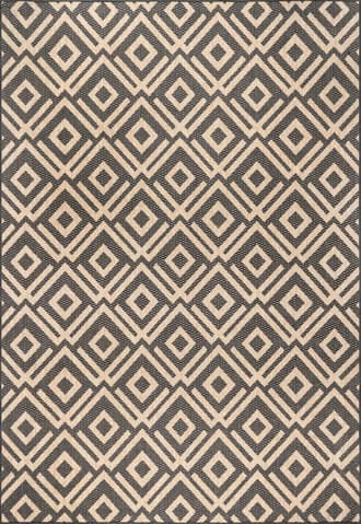 6' 7" x 9' Winged Birdseye Lattice Indoor/Outdoor Rug primary image