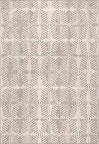 Grey Kite Trellis Indoor/Outdoor Rug swatch