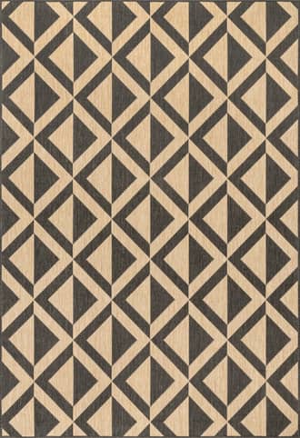 Charcoal Pop Diamonds Indoor/Outdoor Rug swatch