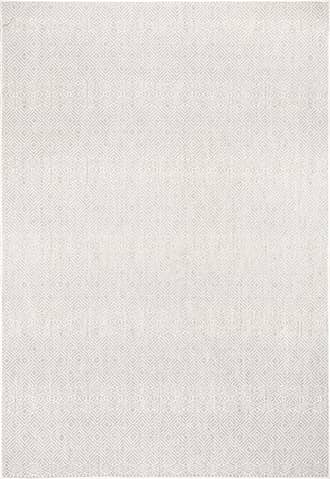 Gray Birdseye Striped Indoor/Outdoor Rug swatch