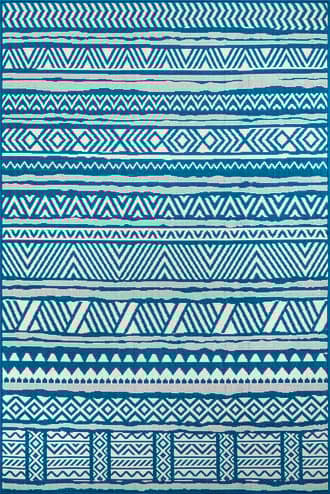 Striped Banded Indoor/Outdoor Rug primary image