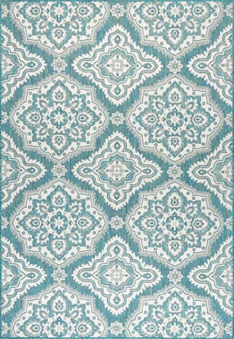 4' x 6' Floral Trellis Indoor/Outdoor Rug primary image