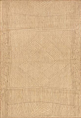 Beige Ivette Indoor/Outdoor Retro Rug swatch