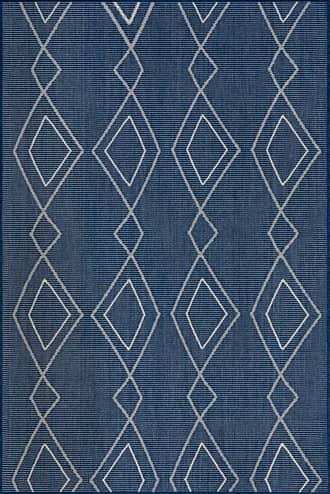 Navy Fabianna Indoor/Outdoor Modern Rug swatch