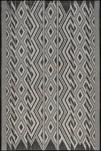 Black 8' x 10' Diamondback Indoor/Outdoor Rug swatch