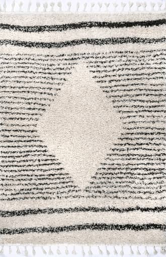 6' 7" x 9' Striped Diamond Rug primary image