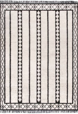 Sasha Striped Tasseled Rug primary image