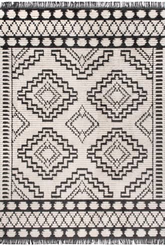 Lydia Diamond Tasseled Rug primary image