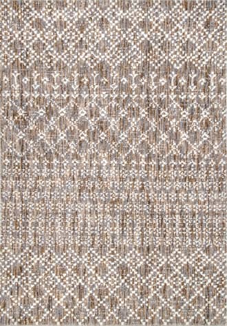 Beige Modern Trellis Rug swatch