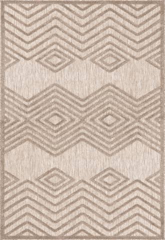 5' 3" x 7' 7" Carlissa Indoor/Outdoor Diamond Rug primary image