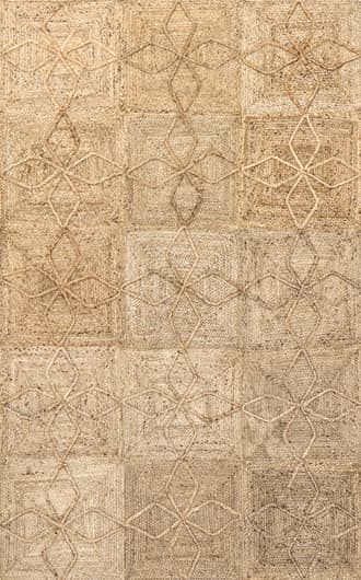 Carree Jute Braided Pinwheel Rug primary image