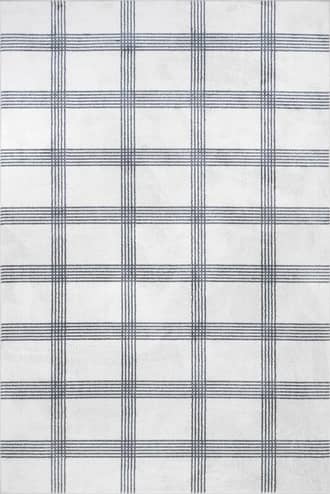 Meryl Washable Plaid Rug primary image