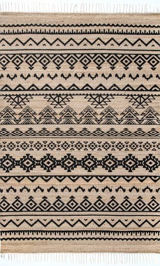 6' x 9' Banded Tribal Rug primary image