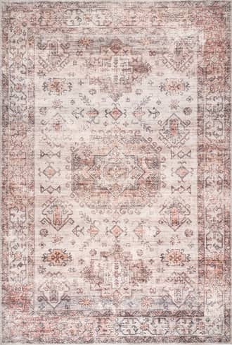 Peach Lorelai Faded Medallion Rug swatch