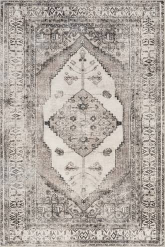 Plated Medallion Washable Rug primary image