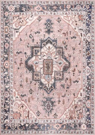 5' x 8' Jewel Medallion Washable Rug primary image