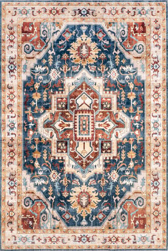 Jewel Medallion Washable Rug primary image