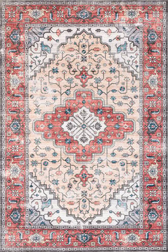 Sammie Vintage Medallion Washable Rug primary image