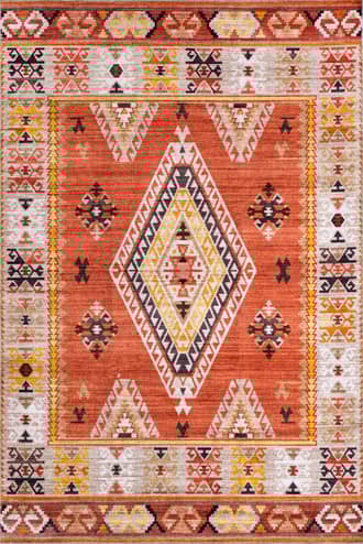 5' x 8' Nadine Vintage Aztec Washable Rug primary image