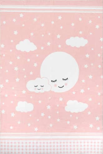 Pink Tamar Kids Washable Sweet Dreams Rug swatch