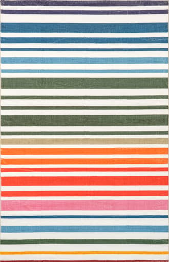 Amina Kids Washable Striped Rug primary image