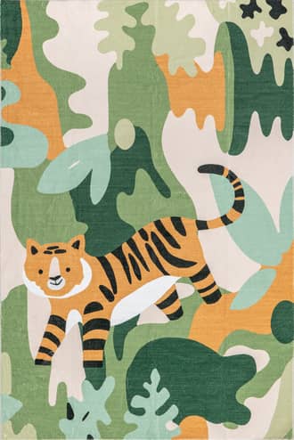 Dasya Jungle Tiger Kids Washable Rug primary image