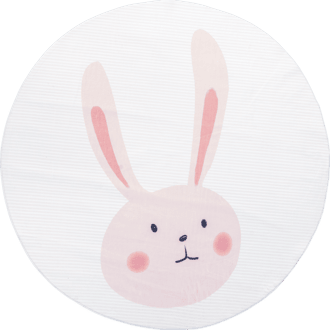 Ambur Bunny Kids Washable Rug primary image