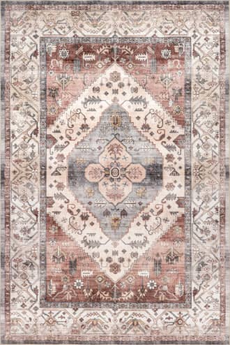 Kitura Medallion Washable Rug primary image