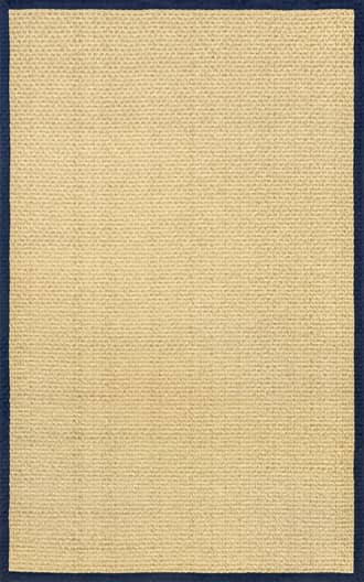 Navy Morvoren Faux Seagrass Indoor/Outdoor Rug swatch