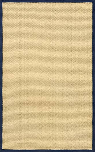 Navy Morvoren Faux Seagrass Indoor/Outdoor Rug swatch