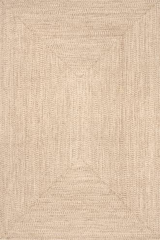 Tan Handmade Braided Indoor/Outdoor Rug swatch