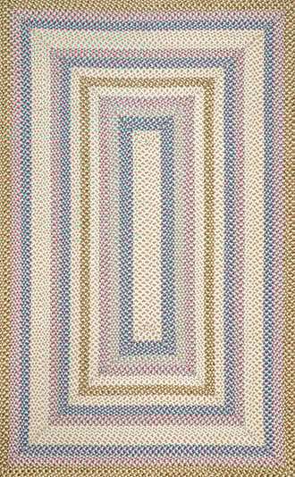 Blue Multi Braided Classics Indoor/Outdoor Rug swatch