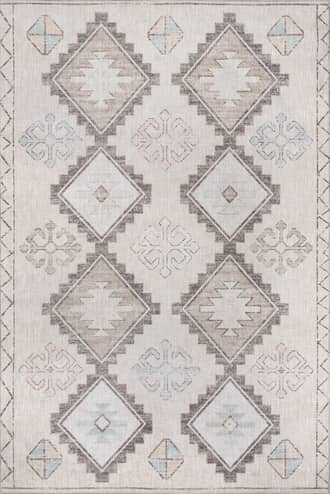 Tara Washable Diamond Rug primary image