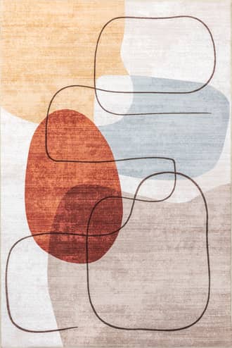 Liliana Abstract Washable Indoor/Outdoor Rug primary image