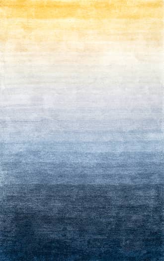 Navy 2' 6" x 8' Ombre Shag Rug swatch