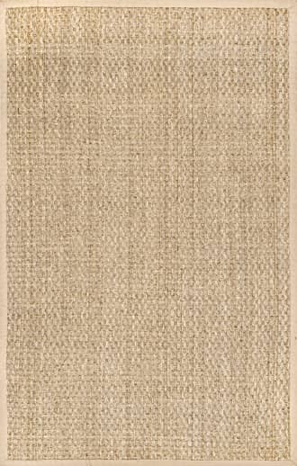 Natural 8' Checker Weave Seagrass Rug swatch