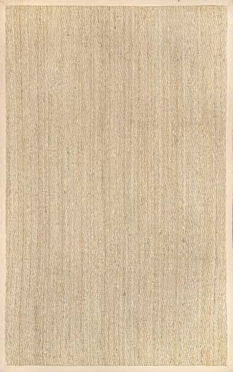 Natural 2' x 3' Seagrass Herringbone Rug swatch