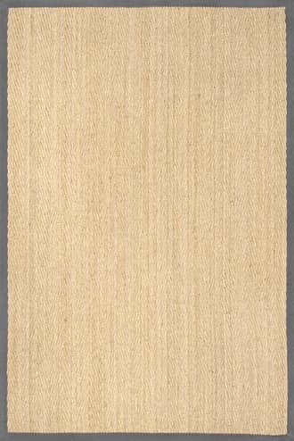 Dark Gray Seagrass Herringbone Rug swatch