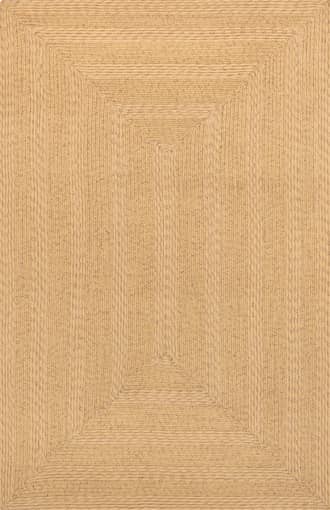 Tan Braided Texture Indoor/Outdoor Rug swatch