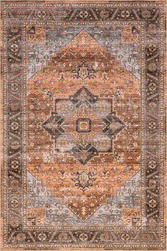 8' x 10' Ginevra Moody Medallion Spill Proof Washable Rug primary image